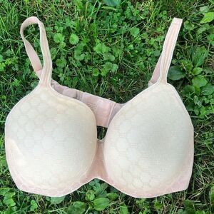 Soma stunning support geo lace balconette bra sz 40DD